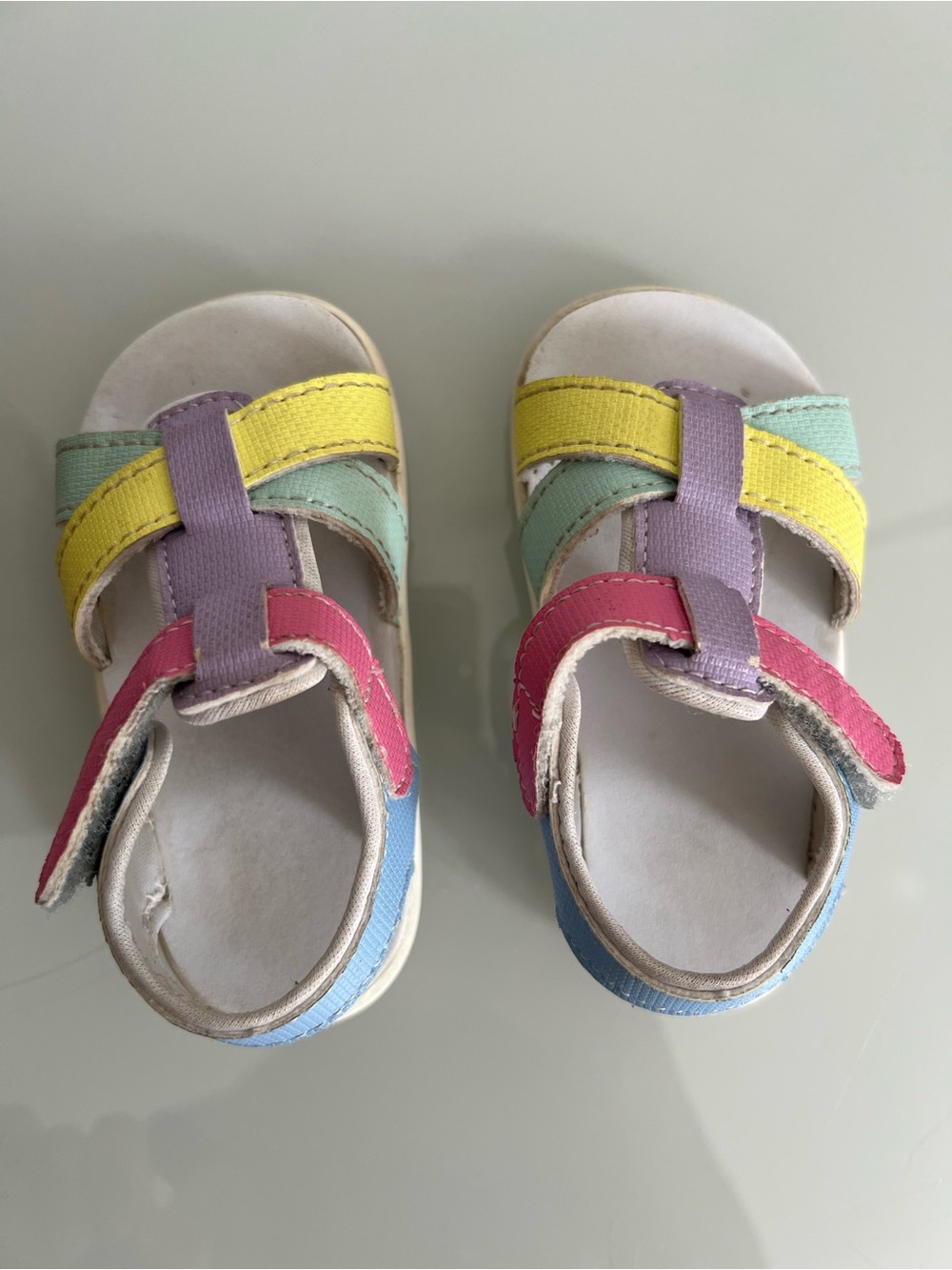 SEE KAI RUN Multi-Color Strappy Sandals, 5 Toddler - Picture 6 of 8